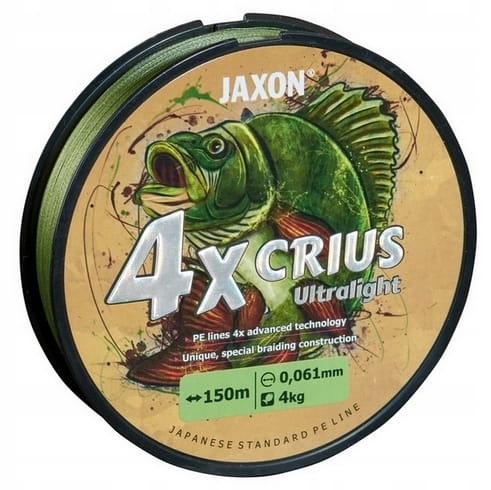 Jaxon-Plecionka-4X-Crius-Ultralight-Army-Green-0-061mm-150m.jpg