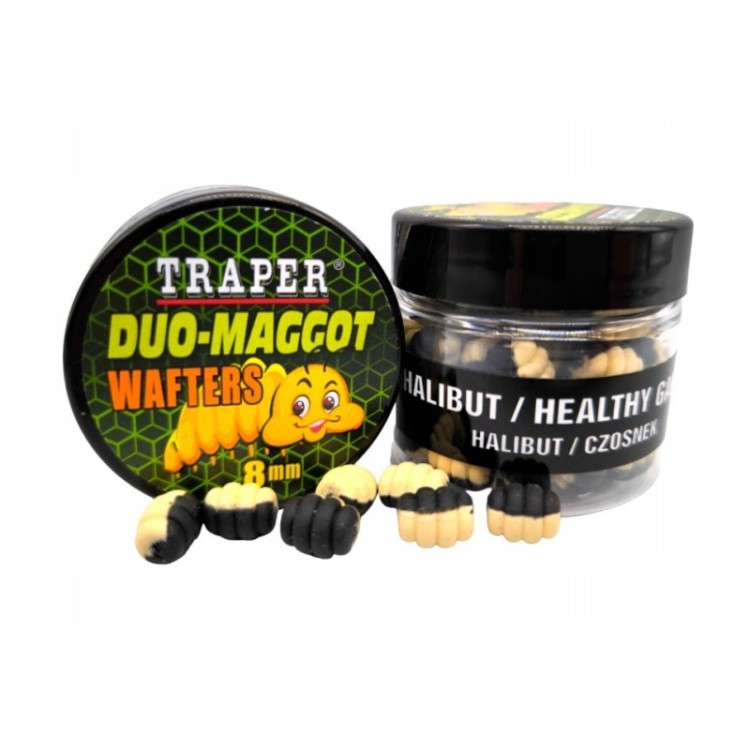 wafters-traper-maggot-duo-color-8mm-halibut-czosnek-25g.jpg